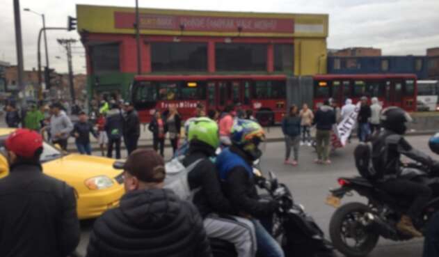 Protestas en Corabastos