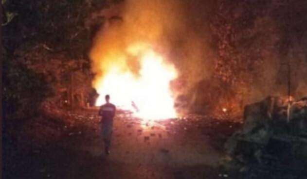 Atentado en Antioquia Atentado en Antioquia