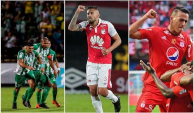 Nacional, Santa Fe y América los mejores colombianos en el ránking Conmebol