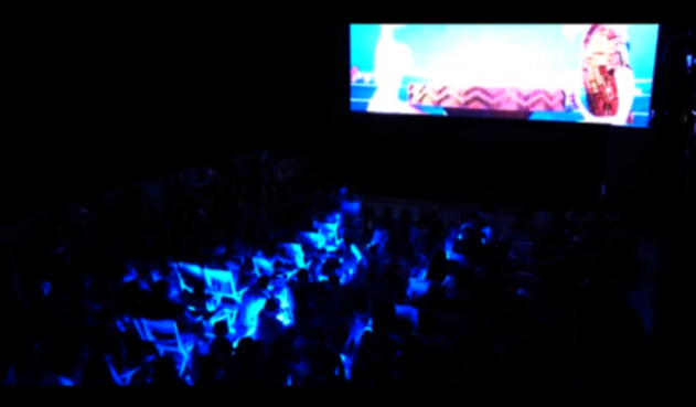 Sala de cine al aire libre