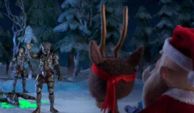 Santa Vs Depredador Santa Vs Depredador