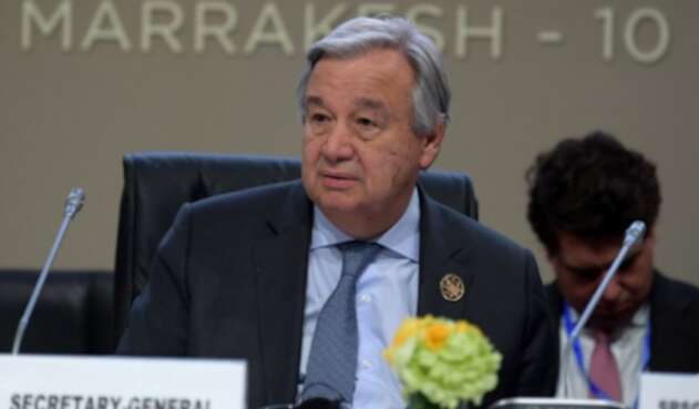 Antonio Guterres, Secretario General de la ONU.