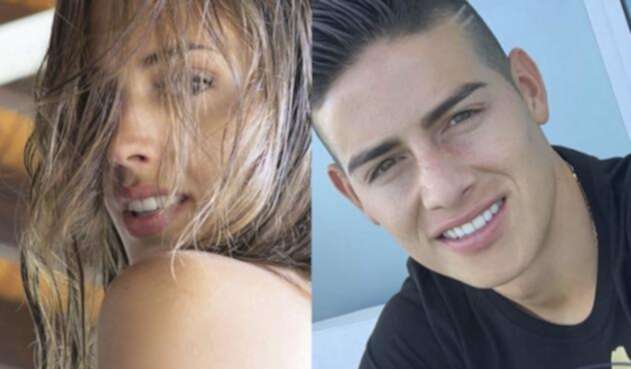 Shannon de Lima y James Rodríguez Shannon de Lima y James Rodríguez