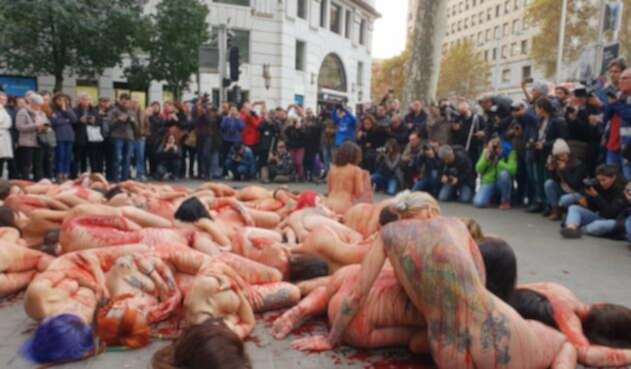 Activistas protestan a favor de la protección animal Protección Animal