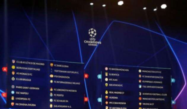 Sorteo de Champions League Sorteo de Champions League
