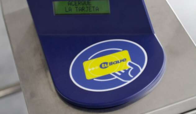 La tarjeta Tu llave de Transmilenio.