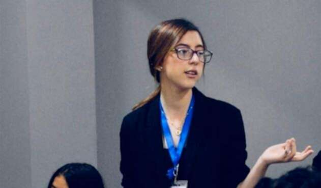 Tatiana Valentina Mora Rodríguez, estudiante colombiana