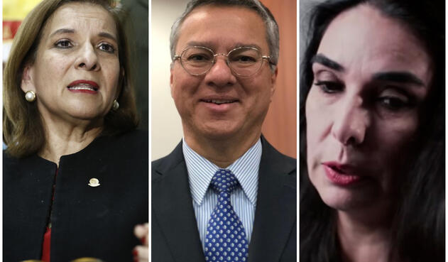 Margarita Cabello, Leonardo Espinosa y Clara María González Margarita Cabello, Leonardo Espinosa y Clara María González