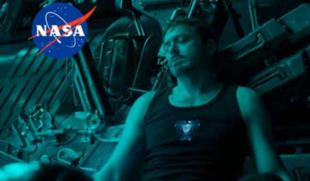 Tony Stark atrapado en una nave espacial