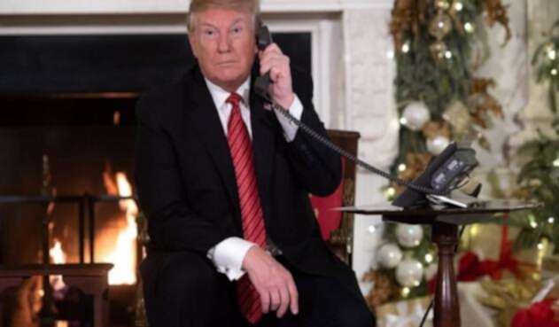 Donald Trump Trump le pregunta a un niño de 7 años: "¿todavía crees en Santa Claus?".