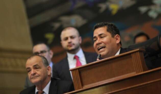 Presidente de la Cámara, Carlos Chacón, en plenaria