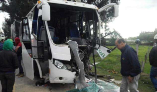 Accidente en la vía Ubaté - Simijaca