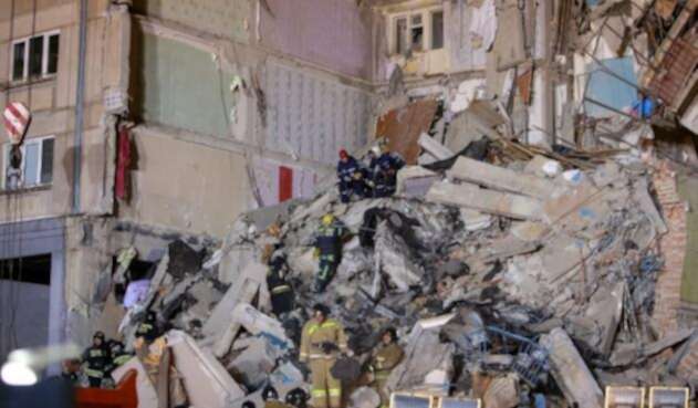 Derrumbe en Rusia