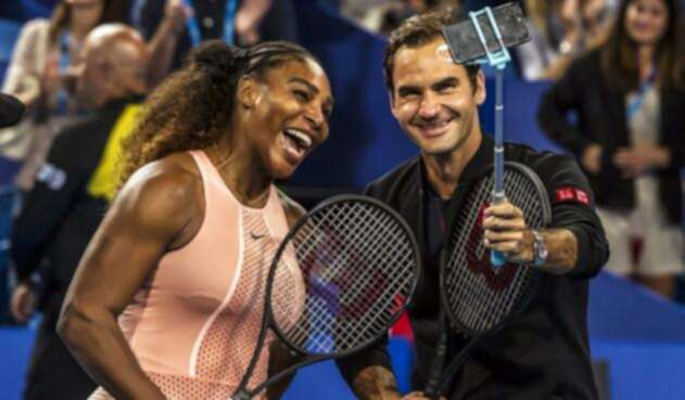 Serena Williams y Roger Federer Serena Williams y Roger Federer