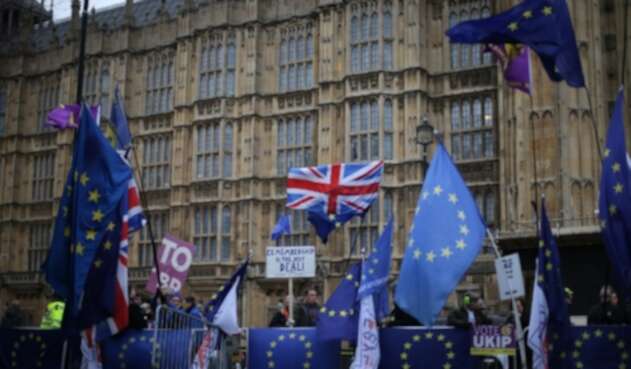 Protestas Parlamento Británico Brexit