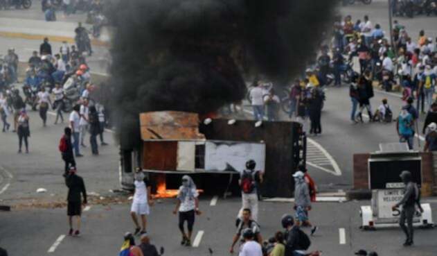 Protestas en Venezuela por la situación política
