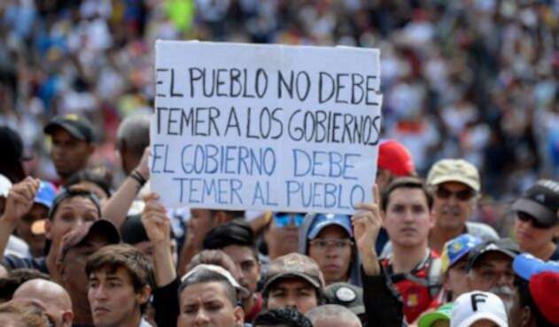 Protestas de la oposición en Venezuela contra Nicolás Maduro