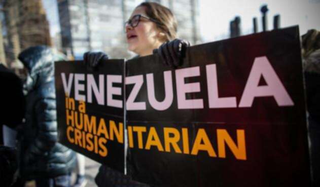 Protestas pro Venezuela en Estados Unidos Protestas pro Venezuela en Estados Unidos