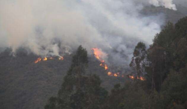 Incendios forestales en Cundinamarca