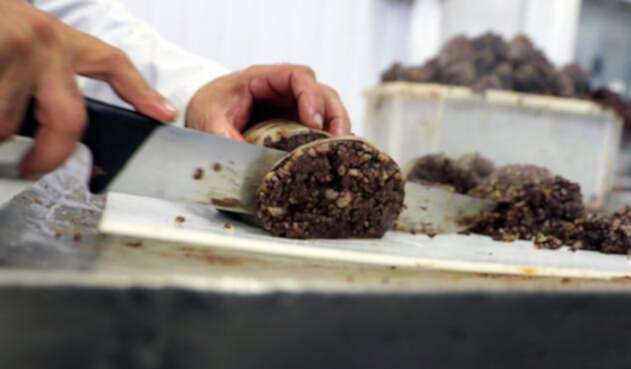 Morcilla con sangre humana