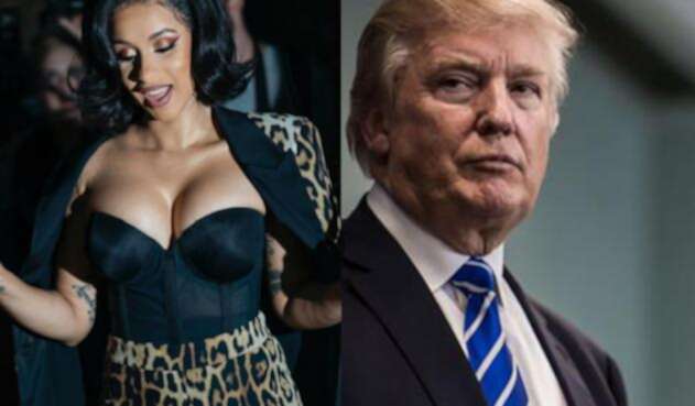 La famosa artista no guardó silencio en contra del mandatario de los Estados Unidos.