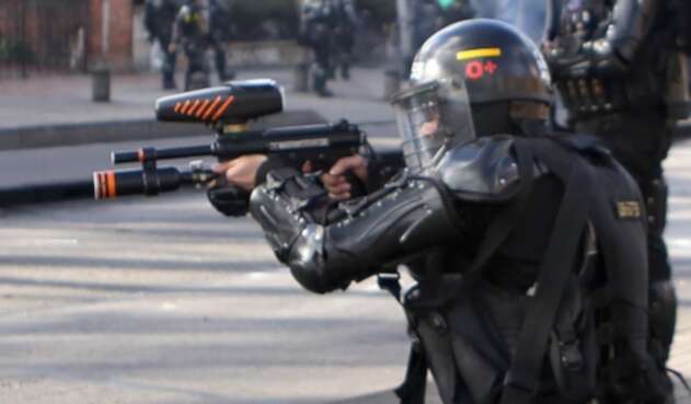 PROTESTAS ESTUDIANTES PARO POLICIA ESMAD