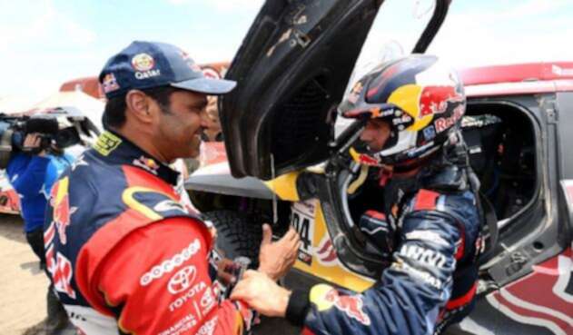 Al-Attiyah, líder del Dakar. Al-Attiyah, líder del Dakar.
