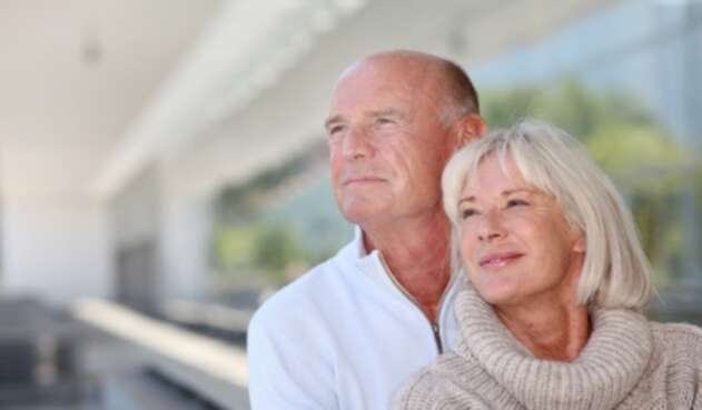 Abuelos enamorados