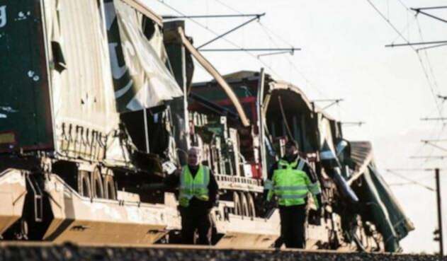 Accidente de tren en Dinamarca