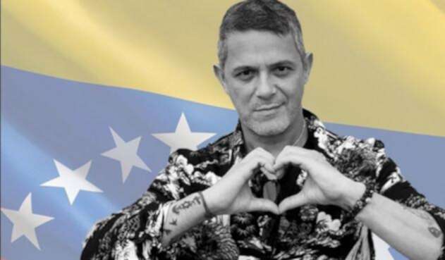 El cantante Alejandro Sanz, un opositor al chavismo.