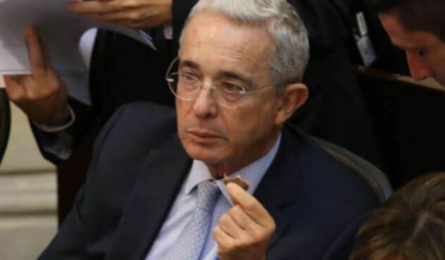 El senador Álvaro Uribe.