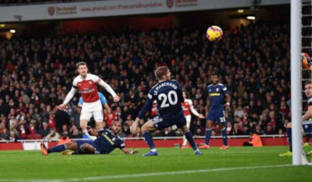 Partido entre el Arsenal y el Fulham Partido entre el Arsenal y el Fulham