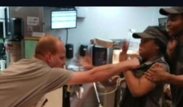 ATAQUE A EMPLEADA DE MCDONALDS