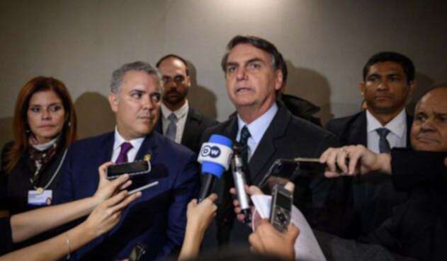 Iván Duque y Jair Bolsonaro Iván Duque y Jair Bolsonaro
