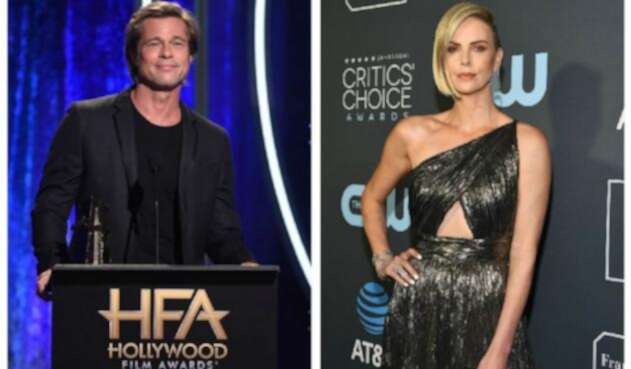 Brad Pitt y Charlize Theron