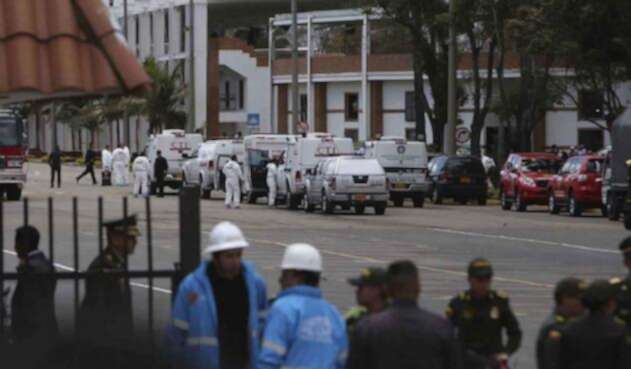 Atentado en la Escuela de Cadetes de Policía General Santander Atentado en la Escuela de Cadetes de Policía General Santander