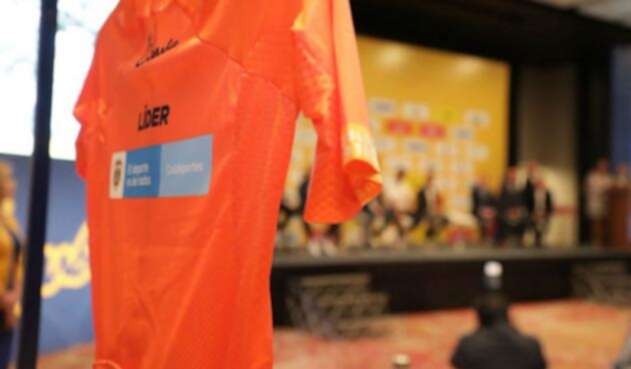 Presentan la camiseta del líder del Tour Colombia 2.1 Presentan la camiseta del líder del Tour Colombia 2.1
