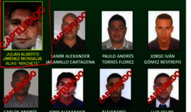 Julián Alberto Monsalve, alias ‘Machete’.