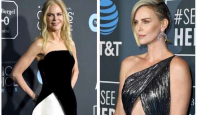 Nicole Kidman y Charlize Theron en los Critics' Choice Awards 2019.