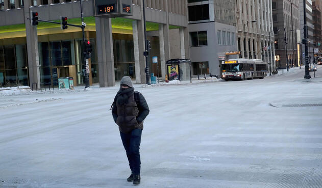 Chicago, en medio de la ola de frío