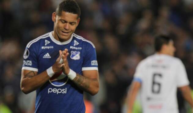 Ayron Del Valle, delantero de Millonarios