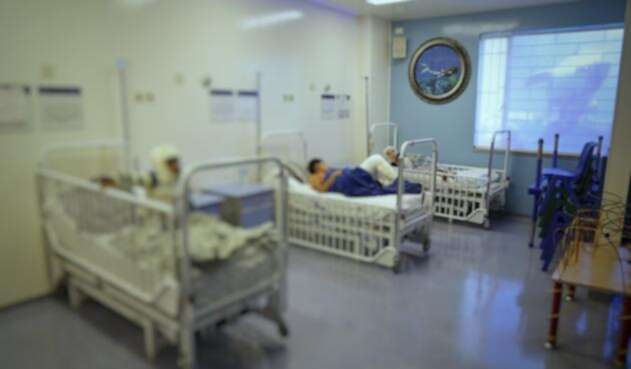 Zona de pacientes quemados con pólvora Zona de pacientes quemados con pólvora