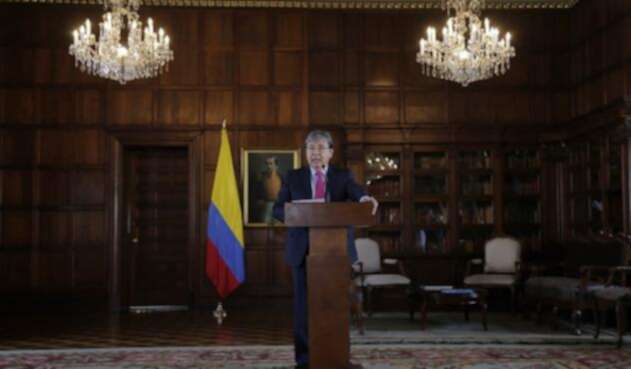 El canciller colombiano Carlos Holmes Trujillo