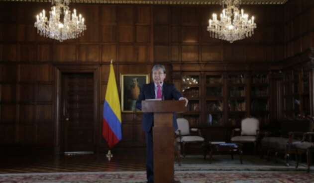 El canciller colombiano Carlos Holmes Trujillo