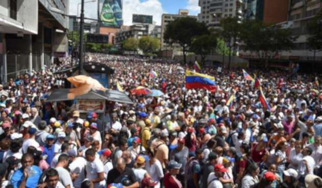 Así se vive la crisis política en Venezuela.