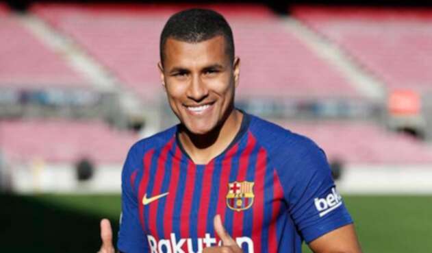 Jeison Murillo tiene contrato hasta junio de 2019 con el Barcelona