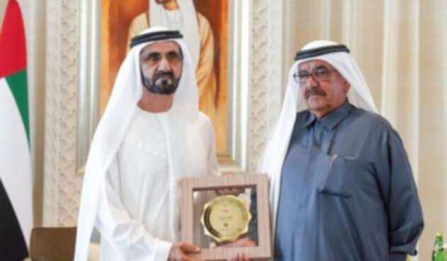 Entrega de premios en Emiratos.