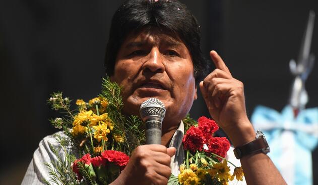 Evo Morales, expresidente de Bolivia