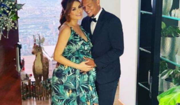 Fredy Guarín y Sara Uribe