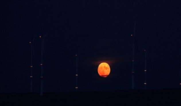 Luna roja. Imagen de referencia.